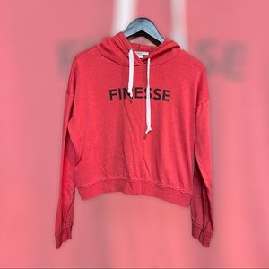 Finesse red hoodie